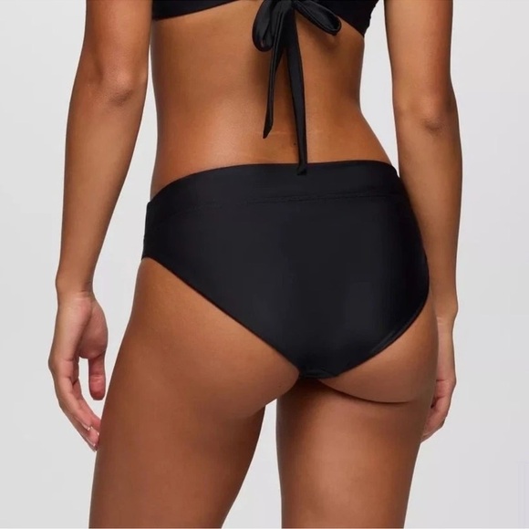 New With Tags prAna Black Summer Wave Bikini Bottoms Size Medium - Picture 5 of 11